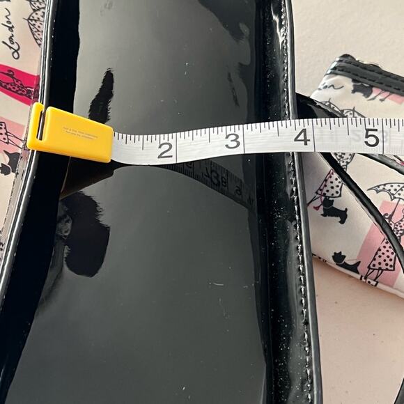 Lulu Guinness London Scotty Dog Tote Purse Handbag With Matching Coin Pouch - Picture 13 of 14